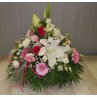 Composition rose et blanche