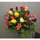 Bouquet de roses mutlicolores