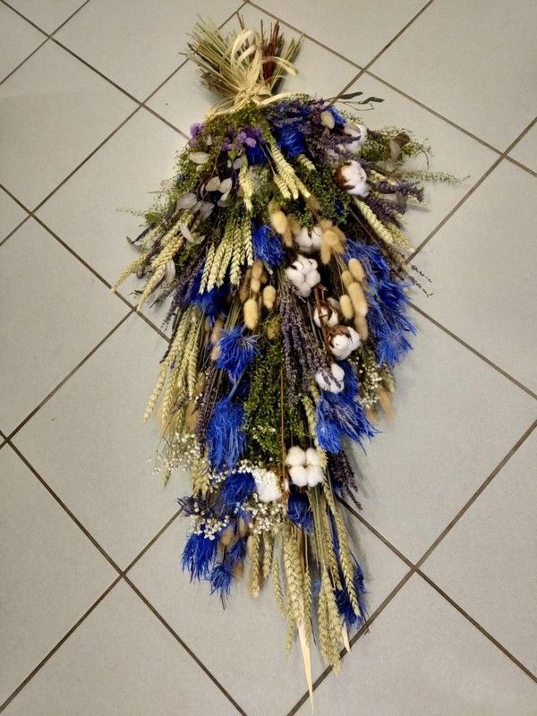 Gerbe de fleurs s&eacute;ch&eacute;es