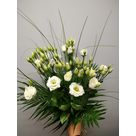 Bouquet de lisianthus blancs