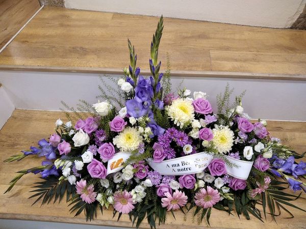 Raquette tons rose violet