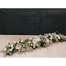 Centre de table mixte fleurs coup&eacute;es et fleurs s&eacute;ch&eacute;es