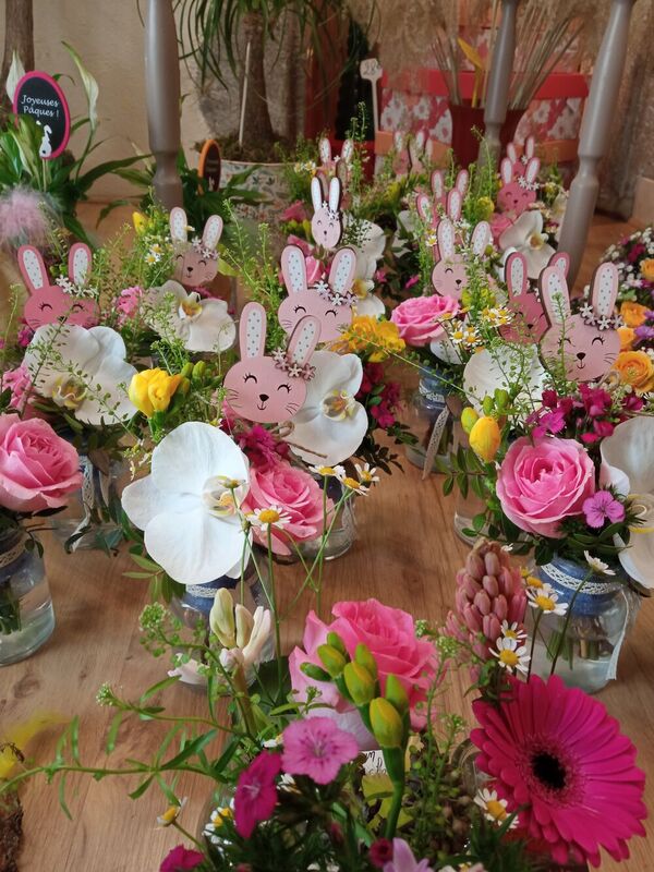 Cr&eacute;ations florales pour P&acirc;ques
