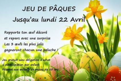 Jeu de P&acirc;ques !
